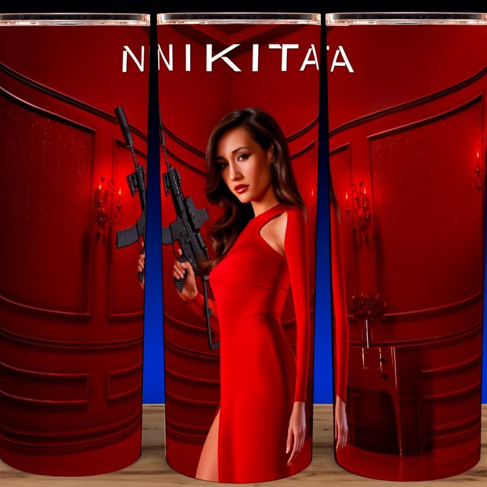 Nikita Action TV Show Cup Mug Tumbler 20oz